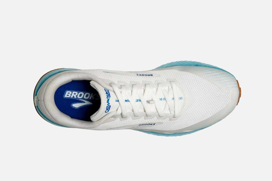 Brooks Catamount Trail Running Shoes - Womens - White/Blue - QT6489135